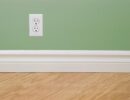 base molding on wall
